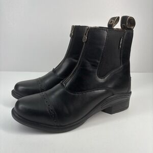 Dublin Altitude Women's US 8 Black Zip Paddock Equestrian Ankle Riding‎ Boots